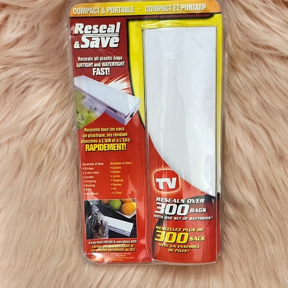 AS SEEN ON TV!! Brand New RESEAL & SAVE